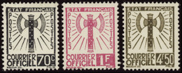 FRANCE  SERVICE N°1 /15 15 Valeurs * Et (*) Qualité:* Cote:1850 - Other & Unclassified