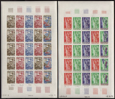 AFARS ET ISSAS  ESSAIS DE COULEUR N°363 /364 Nautisme 2 Feuilles De 25 Timbres Qualité:** Cote:1500 - Autres & Non Classés