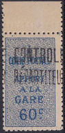 ALGERIE  COLIS POSTAUX N°7 C 60c Bleu Qualité:** Cote:700 - Parcel Post