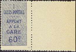 ALGERIE  COLIS POSTAUX N°7 Ca 60c Bleu Sans Surcharge Bdf  Qualité:** Cote:500 - Parcel Post