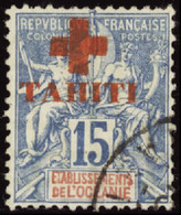 TAHITI   N°34 15c Bleu TB  Qualité:OBL Cote:450 - Used Stamps