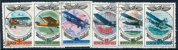 SOVIET UNION 1977 History Of Aircraft Construction II Used.  Michel 4621-26 - Used Stamps