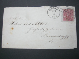 1870 , 2 Kreuzer Preussen Ganzsache überklebt , Verschickt Aus MAINZ - Postal  Stationery