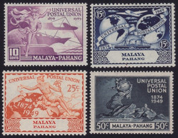 PAHANG 1949 UPU Set Sc#46-49 - MH @S4859 - Pahang