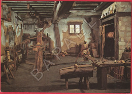 La Fresnaye-sur-Chédouet (72) - Atelier De Tourneur Sur Bois Vers 1950 - La Fresnaye Sur Chédouet