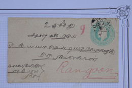 BD11 INDIA    BELLE LETTRE  ENV. 1909 ++A  VOIR + A  RANGOON   +AFFRANCH. PLAISANT - 1902-11 Roi Edouard VII