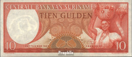 Suriname Pick-Nr: 121b Bankfrisch 1963 10 Gulden - Suriname