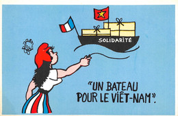 ¤¤   - ILLUSTRATEUR " Jean EFFEL " En 1968  -  Solidarité Avec Le VIET-NAM    -  ¤¤ - Effel