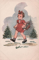 CPA Illustrateur - Gougeon - Petite Fille Avec Un Panier De Fleurs - G H Paris - Gougeon