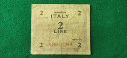 Italia 2 Lire 1943 - Ocupación Aliados Segunda Guerra Mundial