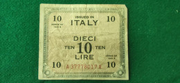 Italia 10 Lire 1943 - Occupation Alliés Seconde Guerre Mondiale