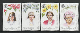 Seychelles 1995 Queen Mother's Century Set Of 4, MNH, SG 852/5 (B) - Seychelles (1976-...)