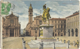 Torino Piazza S. Carlo 1911 - Orte & Plätze