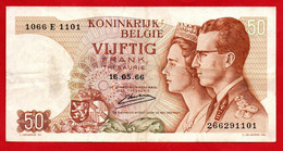 -- ROYAUME DE BELGIQUE  / CINQUANTE FRANCS / 16 . 05 . 66 . - Other & Unclassified