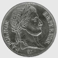 (France) Jeton Monétaire : Avers « NAPOLEON EMPEREUR » - Revres « REPUBLIQUE FRANCAISE/5 FRANCS/1807 A » - Royal / Of Nobility