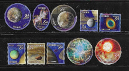 Japan 2020 Space Celestial Bodies Series 3 Complete Set Used - Usati