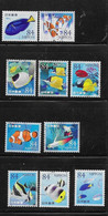 Japan 2020 Marine Life Tropical Fish Series 4 Complete Set Used - Usati