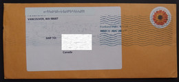 2022 USA To Canada Cover - Lettres & Documents