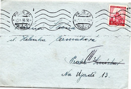 54518 - Deutsches Reich / B & M - 1940 - 1K Prag EF A OrtsBf PRAG - Lettres & Documents