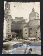 AUTRICHE -  SALZBURG GLOCKENSPIEL U. DOM MIT FESTUNG  (DONT VOITURES ANCIENNES) - Salzburg Stadt