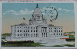 C. P. A. : U.S.A. : Rhode Island : The State Capitol, PROVIDENCE, Stamp In 1921 - Providence