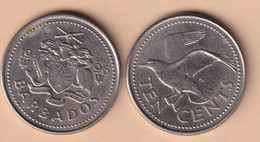 Barbados 10 Cents 1996 Km#12 - Barbados (Barbuda)