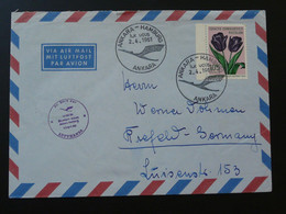 Lettre Premier Vol First Flight Cover Ankara Turkey To Hamburg 1961 Lufthansa 95572 - Lettres & Documents