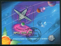 SOVIET UNION 1978  Intercosmos Programme Block Used.  Michel Block 129 - Used Stamps