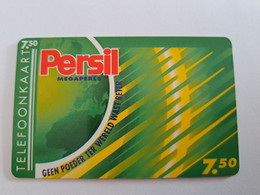 NETHERLANDS  CHIPCARD   PERSIL  WASH POWDER // FL 7,50 ,- PRIVATE  NO CRE 181 MINT  CARD    ** 10990 ** - Non Classés