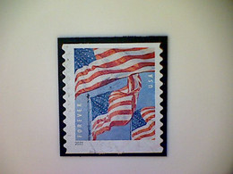 United States, Scott #5656, Used(o) Coil, 2022, Flag Definitive, (58¢) Forever - Oblitérés