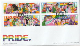 United Kingdom 2022 Pride FDC "love" - 2021-... Decimal Issues