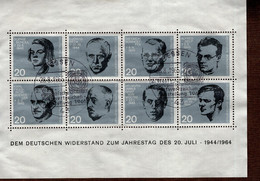 Bund Block 03 Widerstandskämpfer Used Gestempelt ESST Essen - 1959-1980