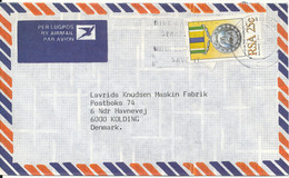 South Africa RSA Air Mail Cover Sent To Denmark 27-2-1985 - Airmail