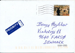 Finland Cover Sent To Denmark Tampere 8-12-2005 Single Franked - Covers & Documents