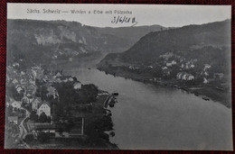 CPA 1921 Sächs Schweiz - Wehlen A Elbe Mit Pötzscha. Allemagne - Wehlen
