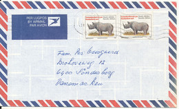 South Africa Air Mail Cover Sent  To Denmark  14-12-1993 - Airmail