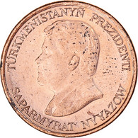 Monnaie, Turkmanistan, Tenge, 1993, TTB, Cuivre Plaqué Acier, KM:1 - Turkmenistán