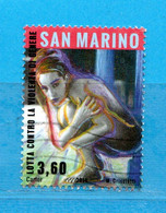 S.Marino ° 2014 - Lotta Contro La Violenza Di Genere. € 3,60 Unif. 2432.  Usato - Oblitérés