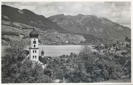 Sachseln - Kirche Mit Sarnersee Und Pilatus        Ca. 1940 - Sachseln