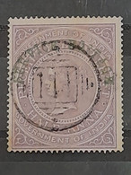 British India INDIA 1866 QV HALF ANNA FISCAL Ovpt. SERVICE POSTAGE (Sg#O19) As Per Scan - Official Stamps