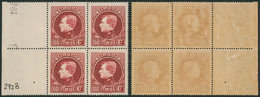 Grand Montenez - N°292B** En Bloc De 4 + BDF (MNH) / Nuance - 1929-1941 Grande Montenez