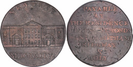 Grande-Bretagne - 1794 - Half Penny - Jeton De La Prison De Newgate - 07-136 - Monetary/Of Necessity