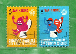 S.Marino ° 2015 -  Giornata Mondiale Dei Servizi Igienici. Unif. 2478-2480.  Usato - Oblitérés