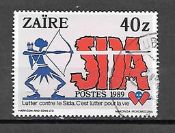 TIMBRE OBLITERE DU ZAIRE DE  1990 N° MICHEL 958 - Used Stamps