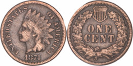 Etats-Unis - 1874 - One Cent - Indian Penny - 07-149 - 1859-1909: Indian Head