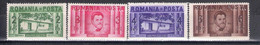 Romania 1937 Mi Nr 524/27**  (a1p29) - Ungebraucht