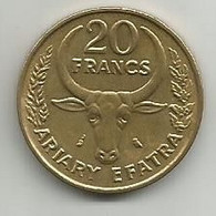 Madagascar 20 Francs 1971. - Madagascar