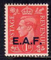 SOMALIA EAF 1943 - 1946 OCCUPAZIONE INGLESE BRITISH OCCUPATION E.A.F. KING GEORGE VI RE GIORGIO 1p MNH - Somalie