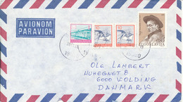 Yugoslavia Air Mail Cover Sent To Denmark 20-1-1992 - Luftpost