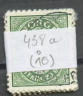 Norvège - Norway - Norwegen 1962-65 Y&T N°438a - Michel N°481 (o) - 20ö Cor De Poste - Lot De 10 Timbres - Ganze Bögen